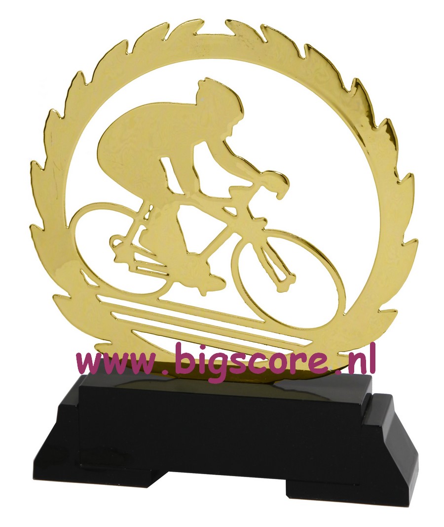 Wielrenner L234 Goud Metaal
